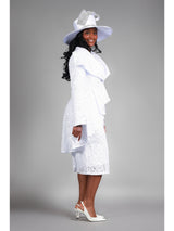 2pc Lux Lace Drs+Uneven Sweep Jkt