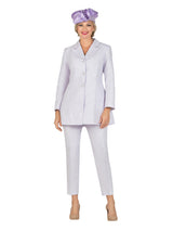 3pc Brocade Wardrober - Long Jkt, Pants, Skirt Set