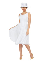 2pc Multi-Paneled Flare Dress w/ Bolero Jkt