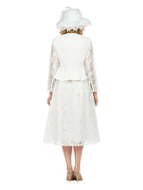 2pc Lux Lace A-line Bolero Jkt Dress