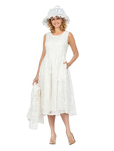 2pc Lux Lace A-line Bolero Jkt Dress