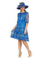 1pc Short Slv Lux Lace A-line Dress