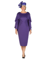 Scuba Shift Drs w/ Cape and Piping Detail