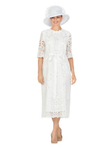 Heirloom Elegance Lace Midi Dress-Plus