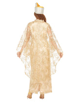 2pc Lux Sequined Lace Drs + Hi-low Cape-Plus