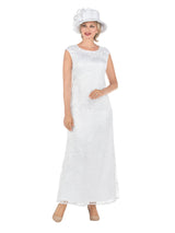 2pc Lux Lace Gown w/ Cape