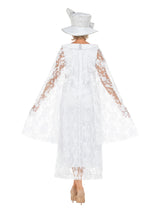 Faux 2pc Lace Overlay Drs w/ Cape