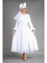 Honeycomb Mesh LS A-line Drs w/ Ovsz Org Flwr-Plus