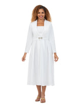 Luxe Shantung 2pc Midi Dress&Bolero Jacket - Plus