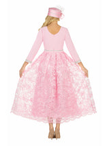 3/4 Slv Maxi Lace Overlay Drs w/ Rstnd Waist&Cuff