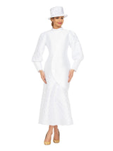 Silky Twill Bubble Sleeve Asymmetric Dress