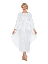 Graceful Radiance Sequined Lace Gown w/ Waist Cape