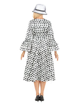 A-line Prt Dress in Silky Twill w/ Belt