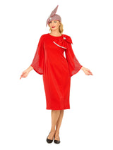 Stoned Bell Slv Shift Dress w/ Ovsz Bow