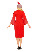 Stoned Bell Slv Shift Dress w/ Ovsz Bow