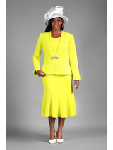 3pc Scuba Flare Skt Suit w/ Stones