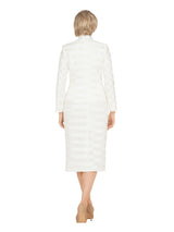 Classic Crinkle Satin 3pc Suit Ensemble-Plus