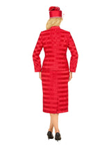 Classic Crinkle Satin 3pc Suit Ensemble-Plus