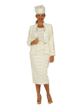 Classic Crinkle Satin 3pc Suit Ensemble