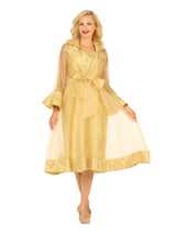 Embroidered Mesh 2pc A-Line Jacket Dress w/ Belt