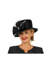 Bow Decorated Small Brim Ribbon Hat