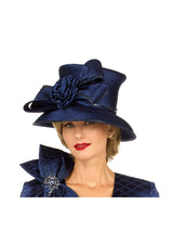 Structured Ribbon Rosette Occasion Hat