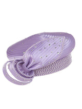 Satin Ribbon Pillbox w/ Bow and Stones