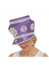 Rhinestone Patches Embellished Round Hat