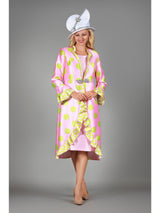 2pc Silky Twill in Polka Dots Dress+Jkt Set
