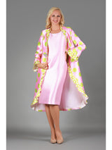 2pc Silky Twill in Polka Dots Dress+Jkt Set