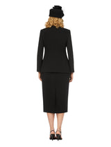 3pc Collarless 1-button Basic Suit