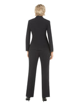 Classic Tailored 2Pc Pant Suit with Notch Collar