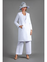 3pc Long Jkt+Cami+Pants Suit