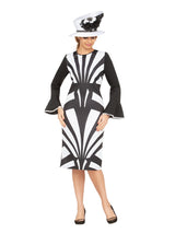 Bell Slv Blk/Wht Color Contrast Scuba Drs