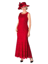 3pc Lux Lace Skirt Suit w/ Scallop Hems