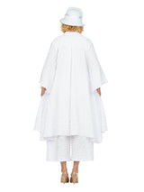 3pc Popcorn Hi-Lo Jkt, Cami, Culottes Set