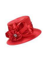 Radiant Grace Small Brim Hat w/ Stoned Flower