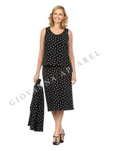 3pc Round Neck Clean Lines Detailed Skirt Suit