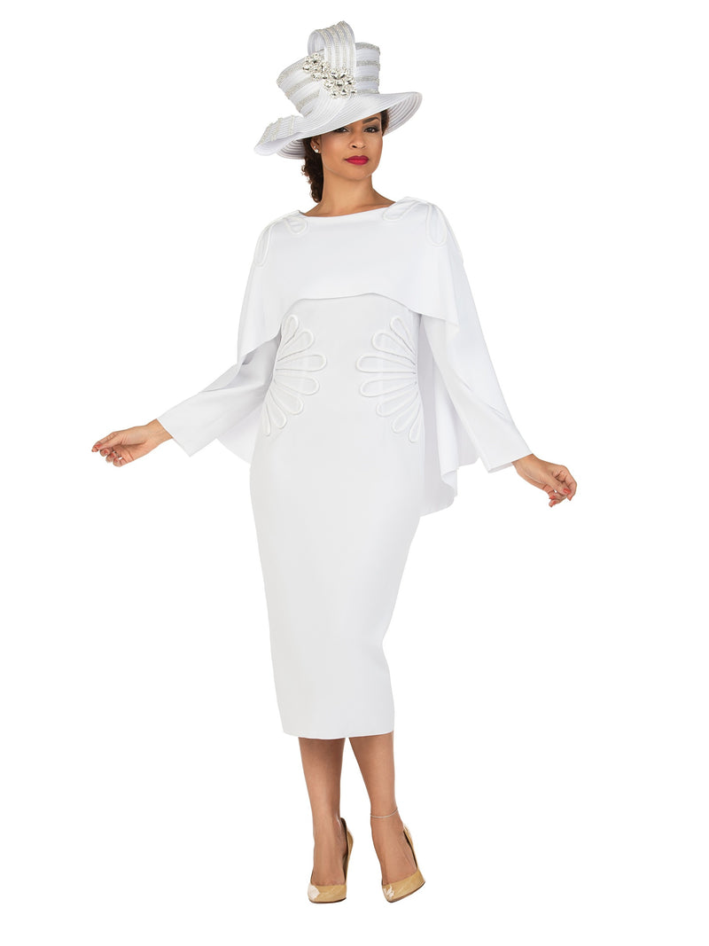 Scuba Shift Drs w/ Cape and Piping Detail-Plus Giovanna Apparel Scuba Shift Drs w/ Cape and Piping Detail-Plus Giovanna Apparel