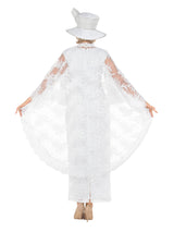 2pc Lux Lace Drs + Stand Collar Cape