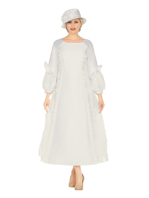 A-line Balloon Slv Drs w/ Circles Design-Plus