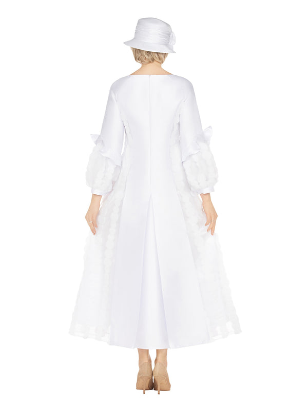 A-line Balloon Slv Drs w/ Circles Design-Plus