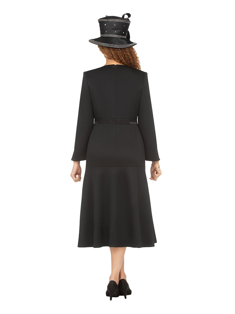 Lt Scuba A-Line Dress w/ Galaxy Stone Decor-Plus