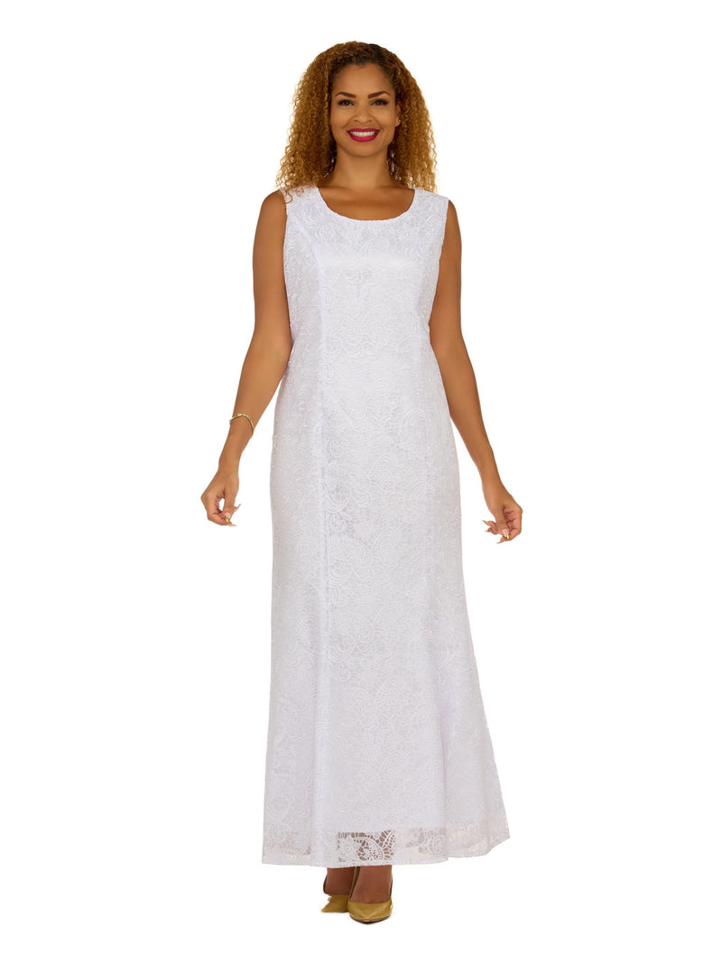 2pc Lace Maxi Dress w/ Sheer Bolero Jacket-Plus