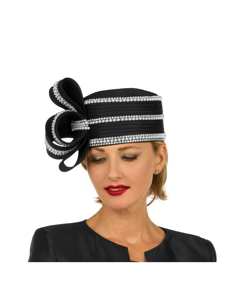 Stoned Pillbox Hat w/ Ovsz Bow