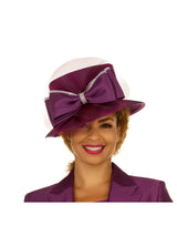 Bow Decorated Small Brim Ribbon Hat