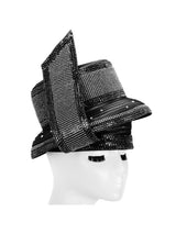 SMALL BRIM STONED RIBBON HAT