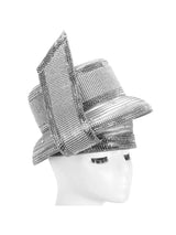 SMALL BRIM STONED RIBBON HAT