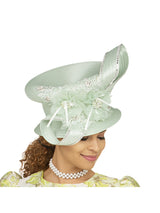 Small Brim Ribbon Hat w/ Ovsz Bow & Feather