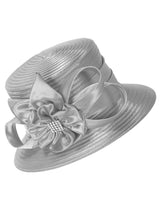 Radiant Grace Small Brim Hat w/ Stoned Flower